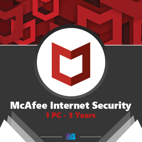 McAfee Internet Security 1 Device 3 Years - McAfee Key - GLOBAL