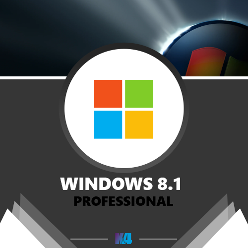 Windows 8.1 Pro Full Version 32-Bit 64-Bit [ 1 PC ]